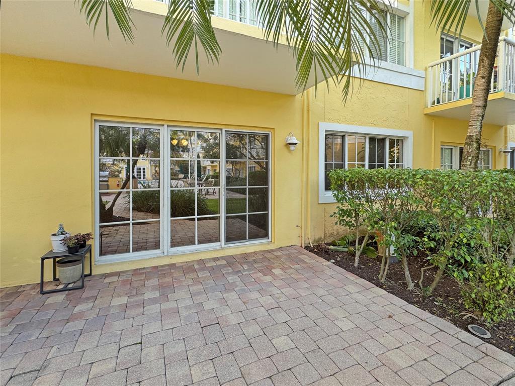1515 East Broward Boulevard, Unit 107 Fort Lauderdale, FL 33301 - Photo 18 of 36 Expansive patio for outdoor lounging or dining, just steps from the community’s resort-style amenities.