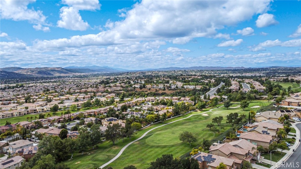 46321 Sharon Street Temecula, CA 92592 - Photo 7 of 40 an aerial view of residential building and trees around