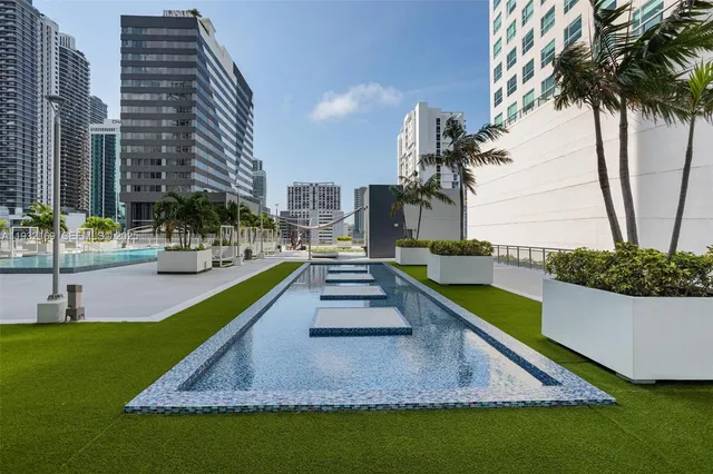a view of lobby with furniture and window