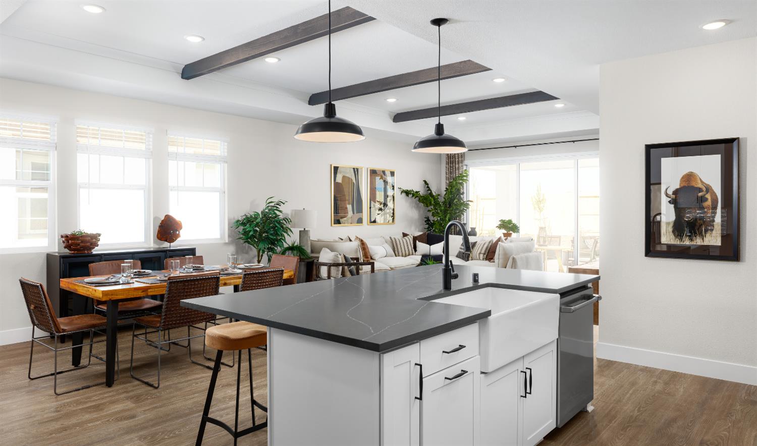 4452 Doric Way Rancho Cordova, CA 95742 - Photo 4 of 15 a kitchen with a table and chairs in it