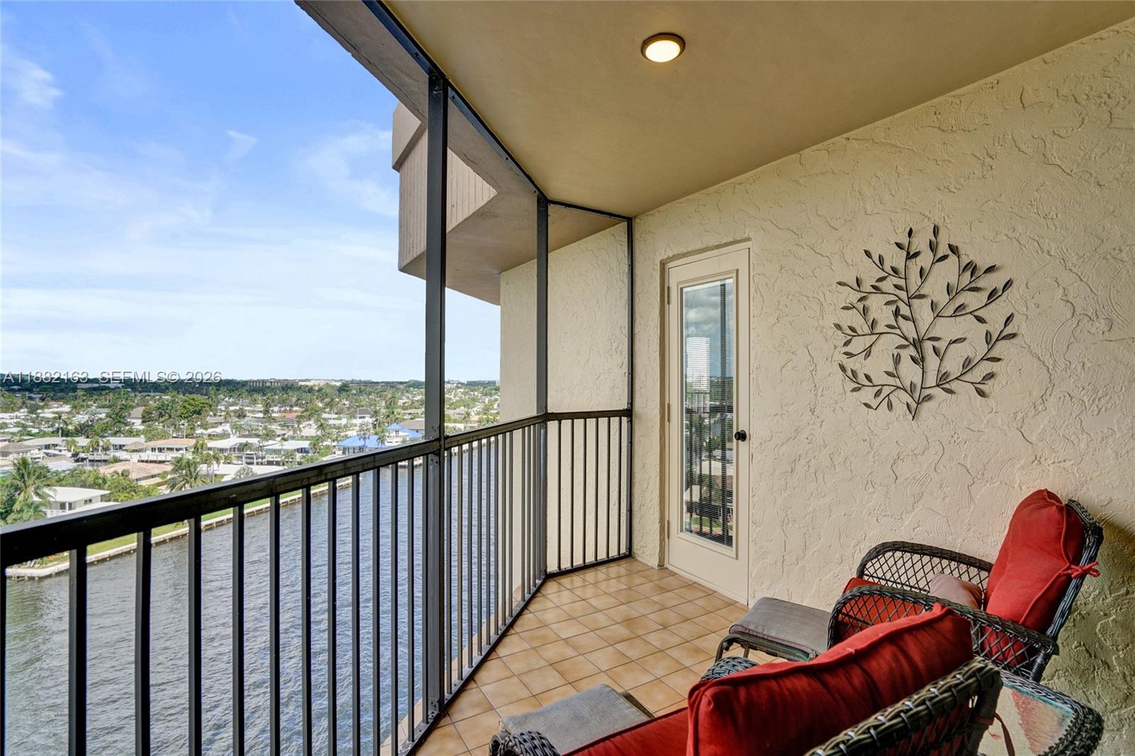 501 North Riverside Drive, Unit PH2 Pompano Beach, FL 33062 - Photo 23 of 83 a view of a chairs in balcony