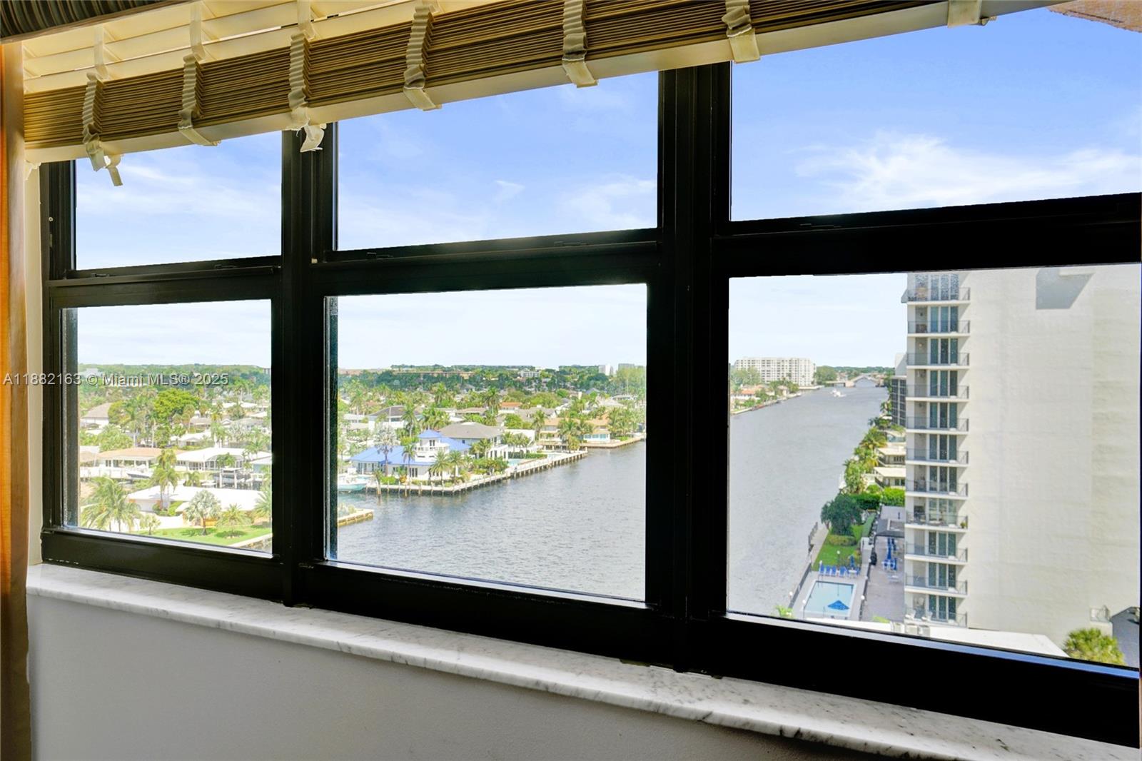 501 North Riverside Drive, Unit PH2 Pompano Beach, FL 33062 - Photo 35 of 80 a view of a street from a window