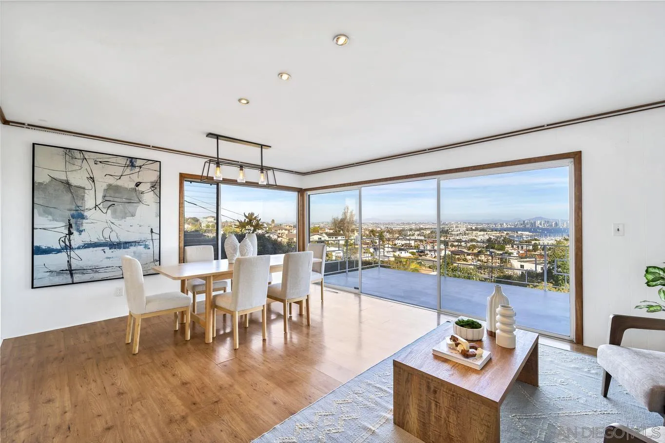 1141 Akron Street San Diego, CA 92106 - Photo 13 of 44 a living room with furniture and a large window
