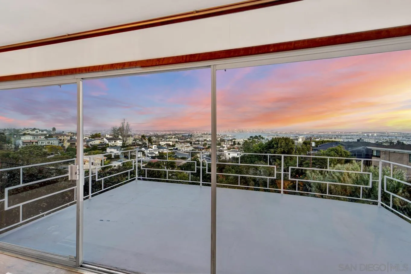 1141 Akron Street San Diego, CA 92106 - Photo 19 of 44 a view of a balcony with city view
