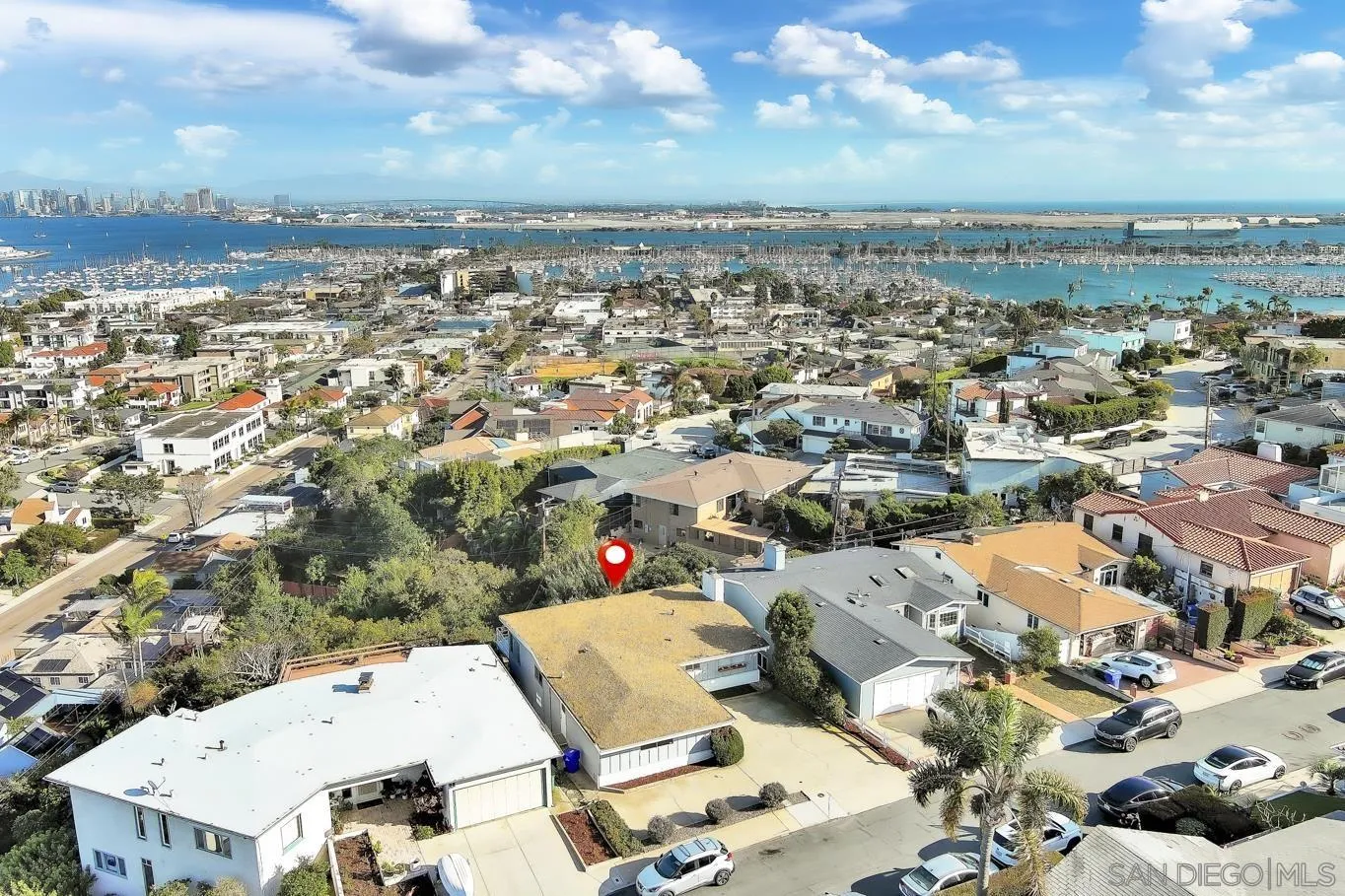 1141 Akron Street San Diego, CA 92106 - Photo 2 of 44 an aerial view of a city