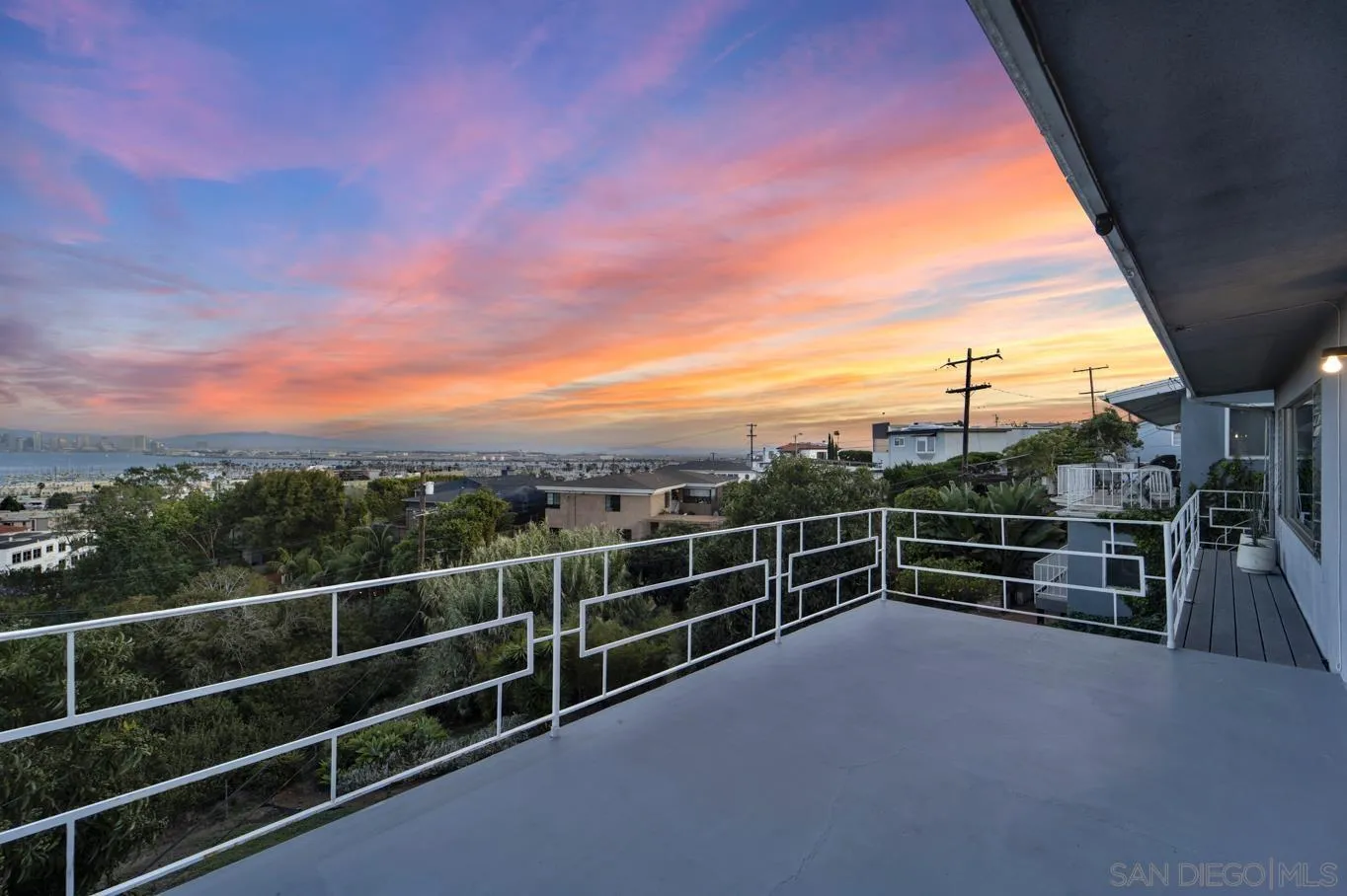1141 Akron Street San Diego, CA 92106 - Photo 21 of 44 a view of a balcony with city view