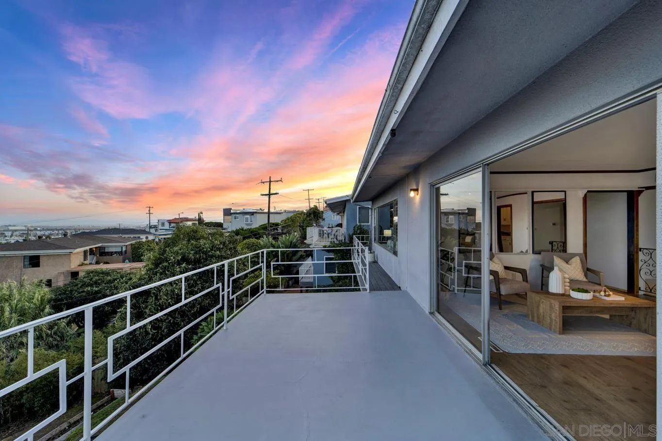 1141 Akron Street San Diego, CA 92106 - Photo 22 of 44 a view of a balcony with city view