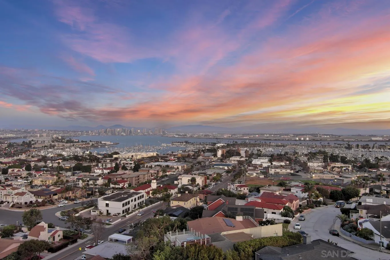 1141 Akron Street San Diego, CA 92106 - Photo 42 of 44 an aerial view of a city
