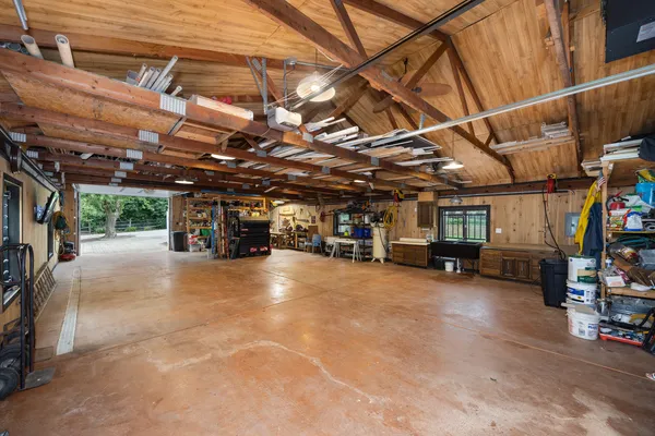 a view of a storage in a room