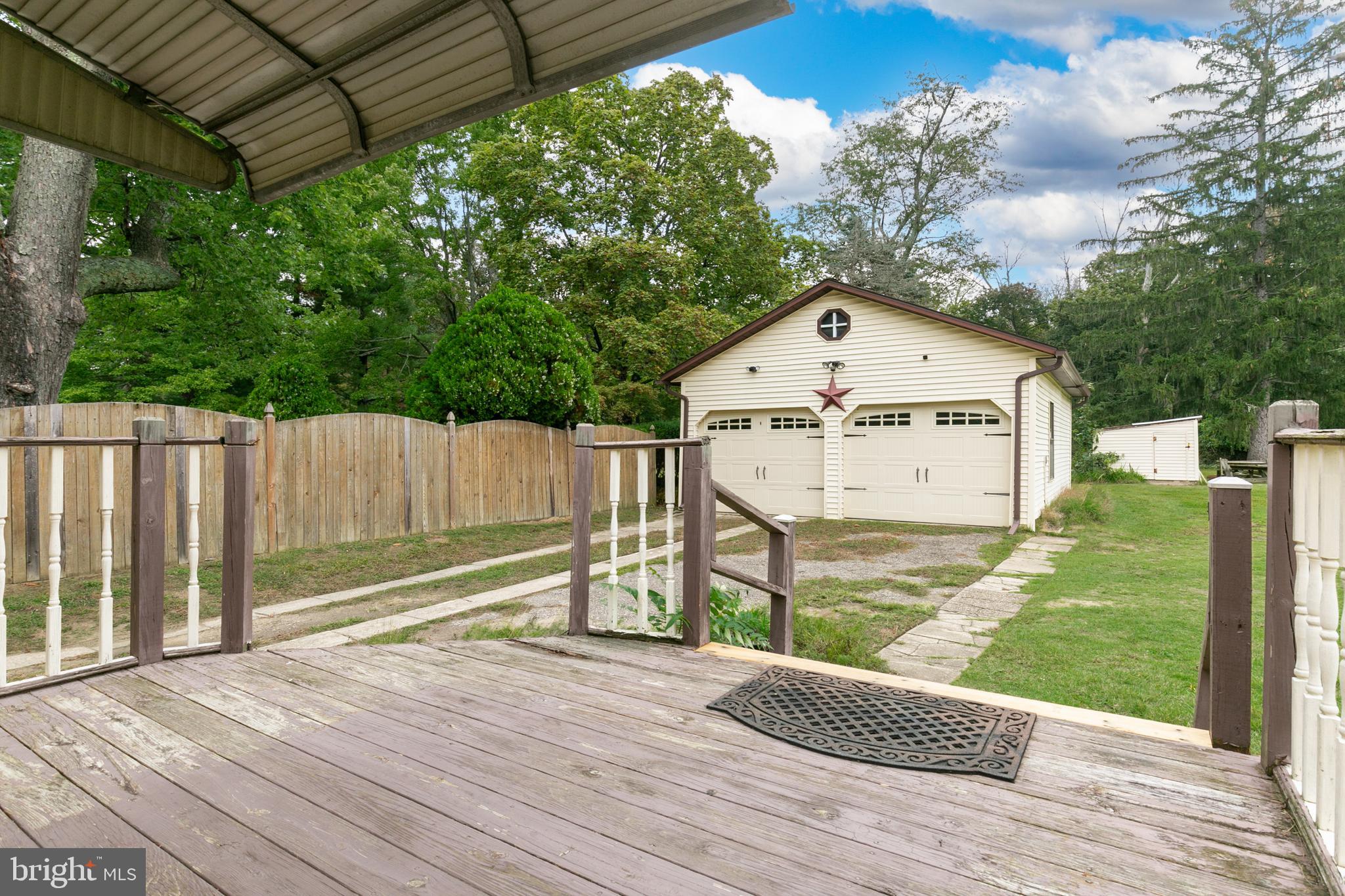 111 Lumberton Road Hainesport, NJ 08036 - Photo 37 of 38 Deck overlooking the yard