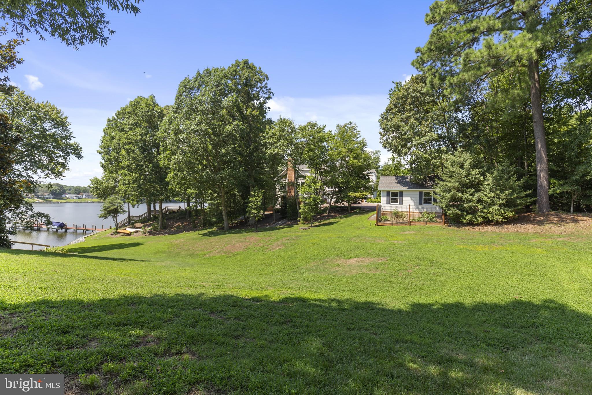 1285 Hollidge Road Lusby, MD 20657 - Photo 17 of 64 Gently rolling topography from house to pier