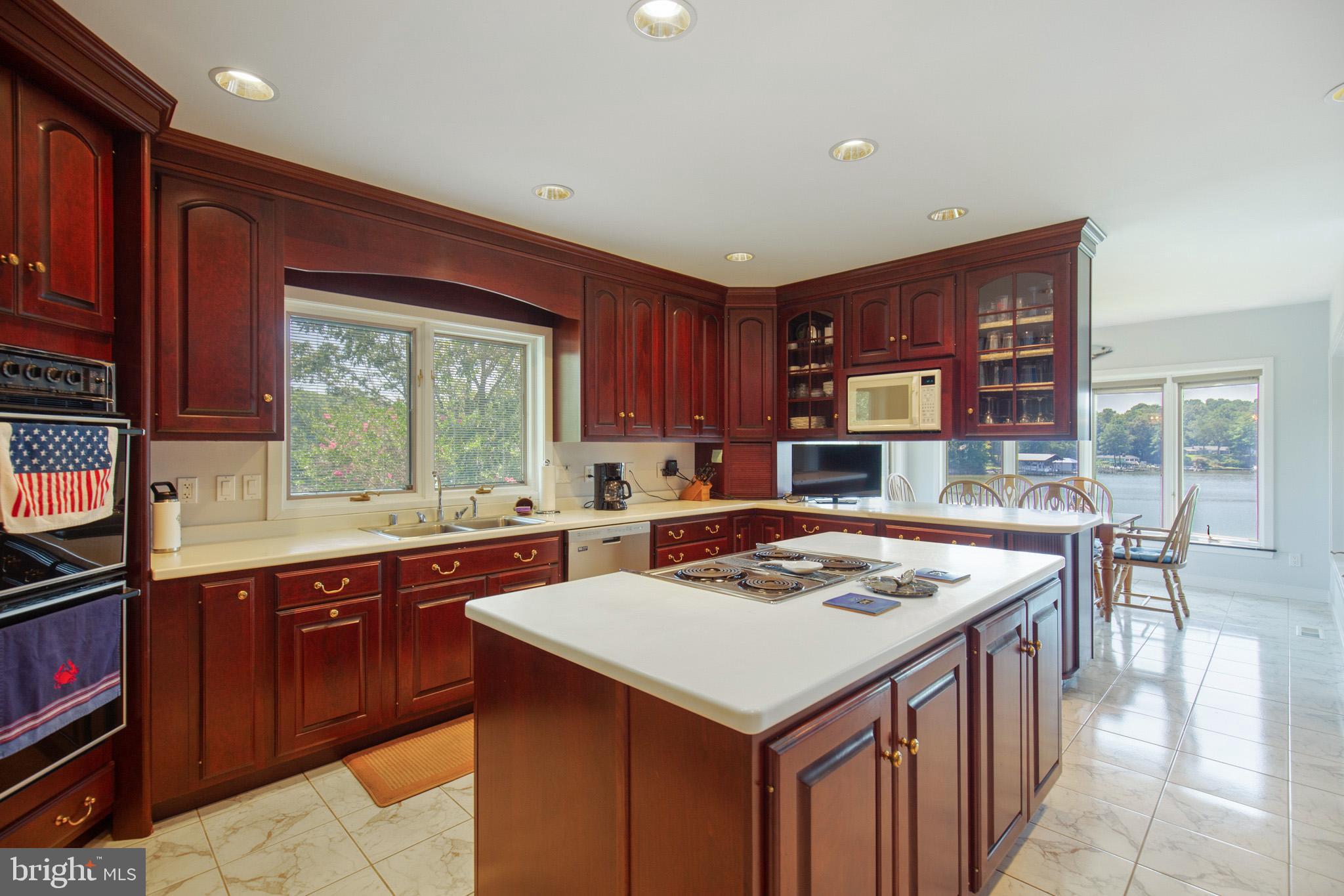 1285 Hollidge Road Lusby, MD 20657 - Photo 25 of 64 Great kitchen with cook island, views