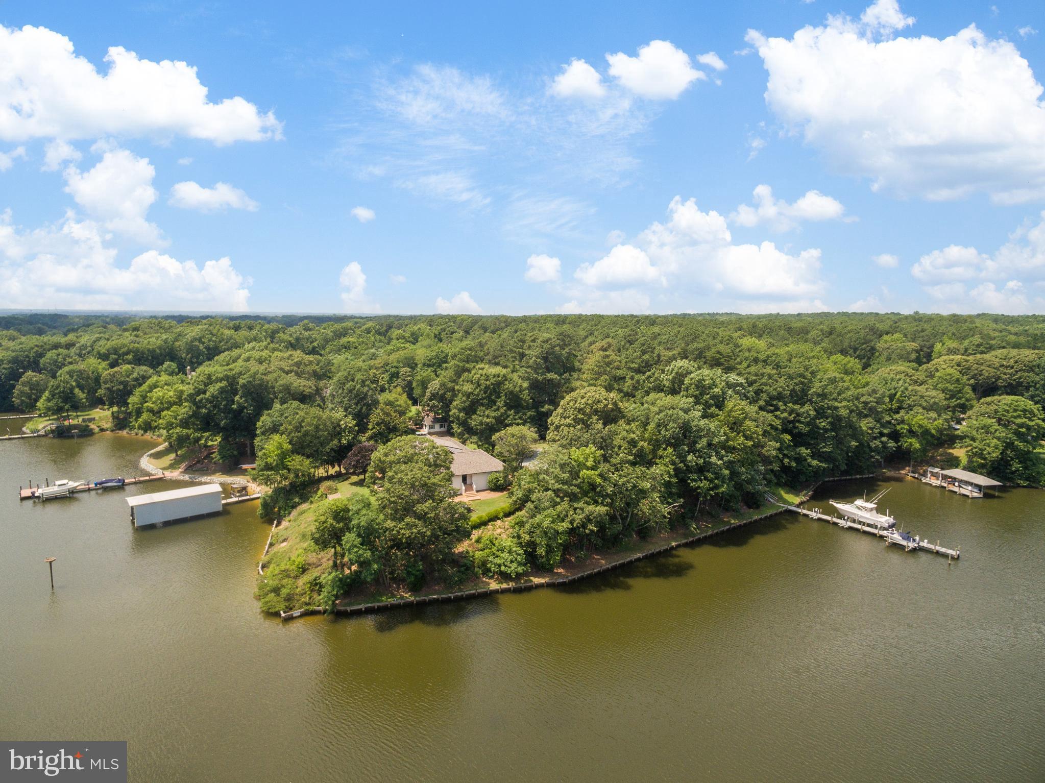 1285 Hollidge Road Lusby, MD 20657 - Photo 6 of 64 Private point with 2 piers, 50 x 17 boat house