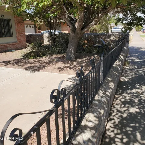a view of street along with trees