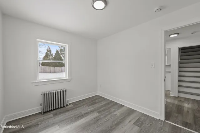 wooden floor in an empty room