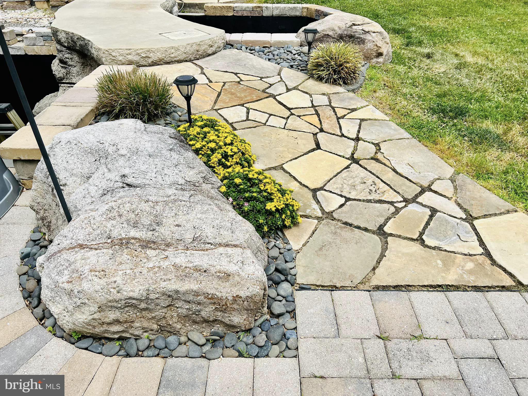 200 Mountain Road Linthicum Heights, MD 21090 - Photo 47 of 66 Custom flagstone walkway & patio