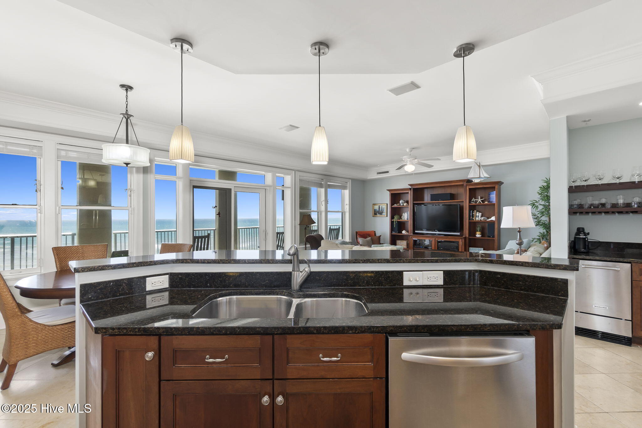 1435 Salter Path Road, Unit G4 GRANDE VILLAS Indian Beach, NC 28512 - Photo 14 of 41 Kitchen w/ island & additional seating