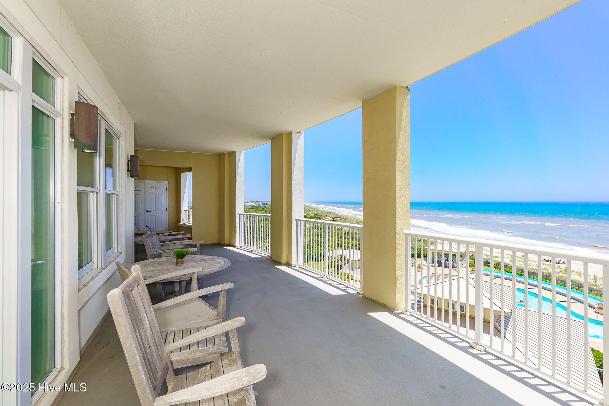 1435 Salter Path Road, Unit G4 GRANDE VILLAS Indian Beach, NC 28512 - Photo 2 of 41 Covered patio overlooking beach and pool