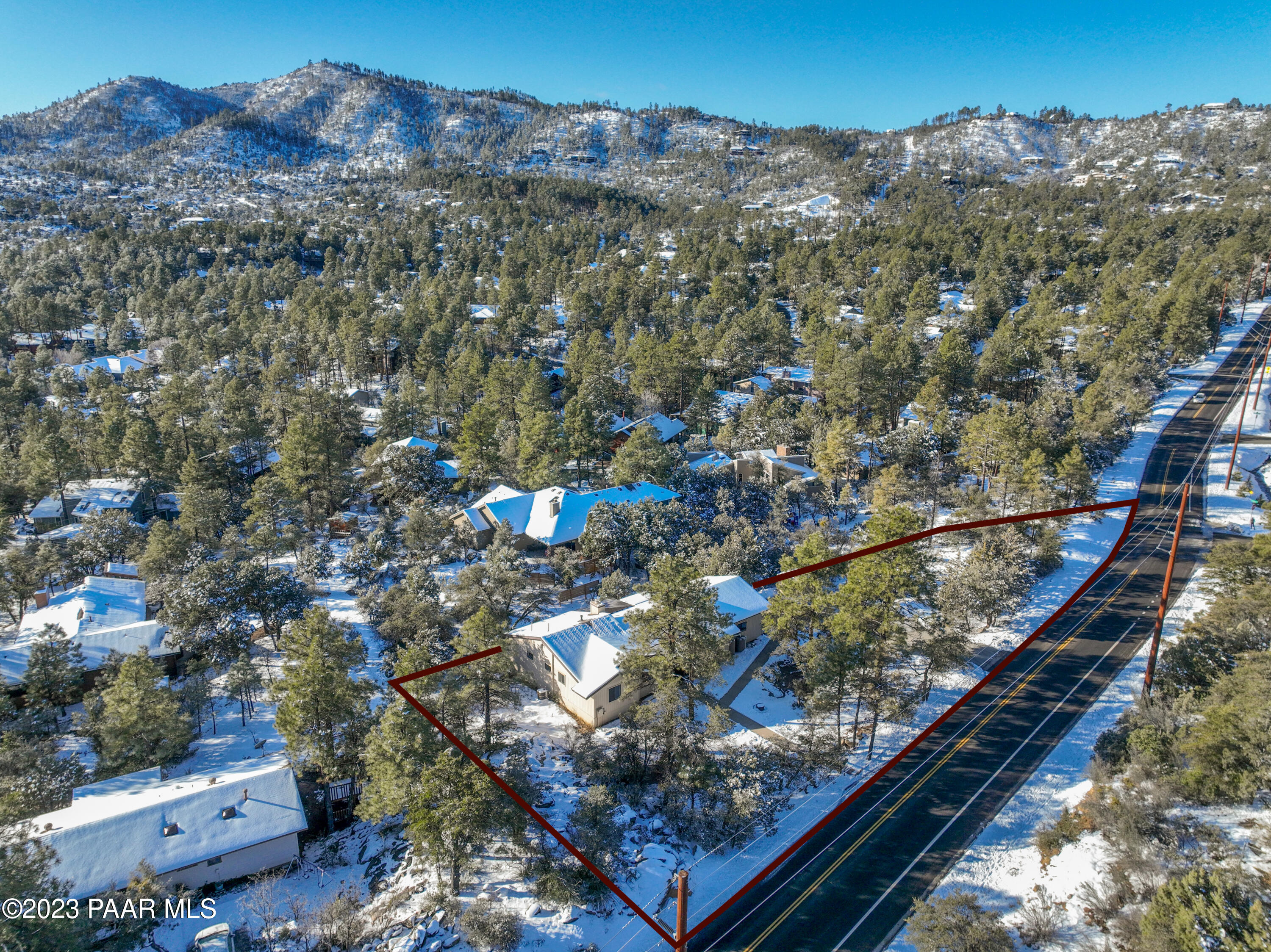 1845 Copper Basin Road Prescott, AZ 86303 - Photo 7 of 48 Aerial Overview 1