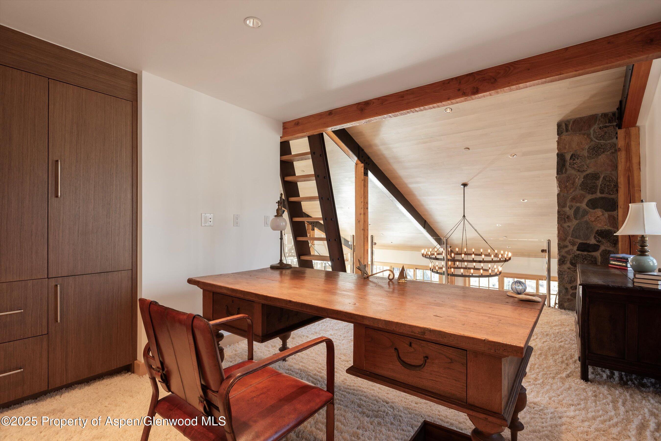6770 Castle Creek Road Aspen, CO 81612 - Photo 23 of 53 a view of dining room and workspace