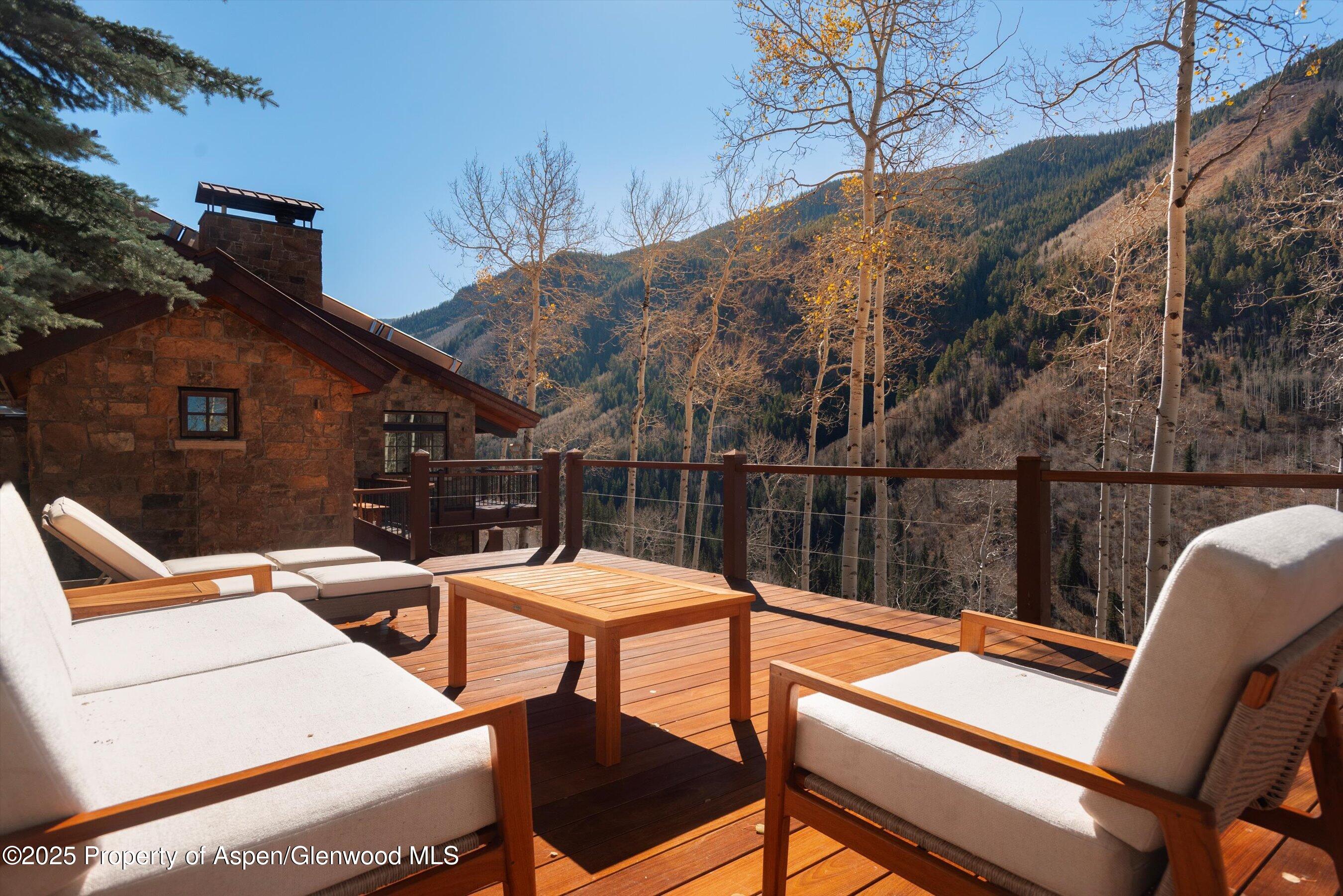 6770 Castle Creek Road Aspen, CO 81612 - Photo 47 of 53 a view of a terrace with chairs
