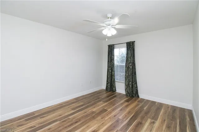 wooden floor in an empty room