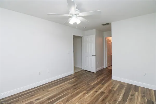 wooden floor in an empty room