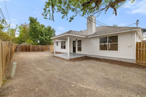 a view of a house with a outdoor space