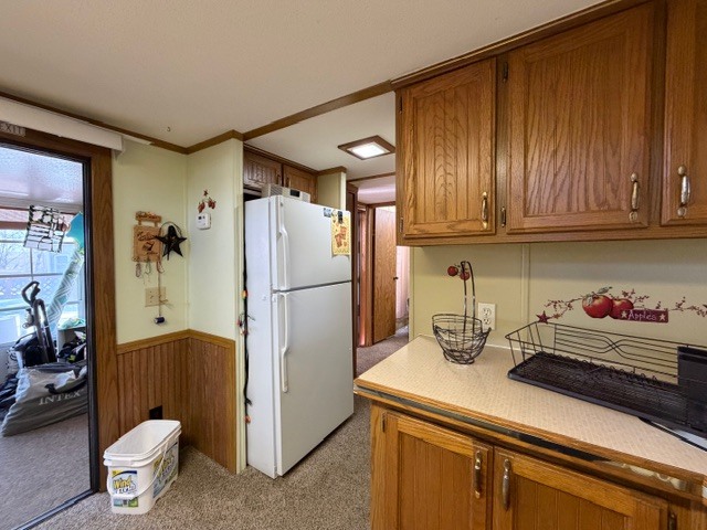 2795 East 28th Road Marseilles, IL 61341 - Photo 11 of 74 a kitchen with refrigerator and cabinets