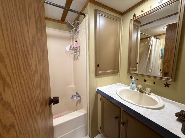 2795 East 28th Road Marseilles, IL 61341 - Photo 22 of 74 a bathroom with a sink and a mirror