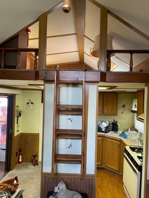 2795 East 28th Road Marseilles, IL 61341 - Photo 9 of 74 a kitchen with a refrigerator a stove and a wooden floor