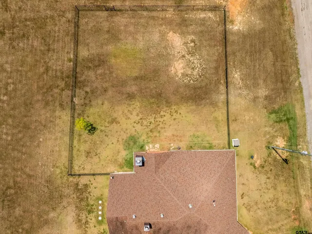 a room with a table and a chair