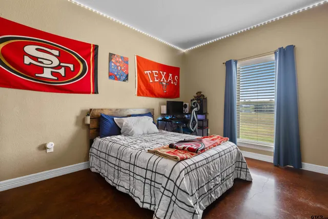 a view of a swimming pool and outdoor space