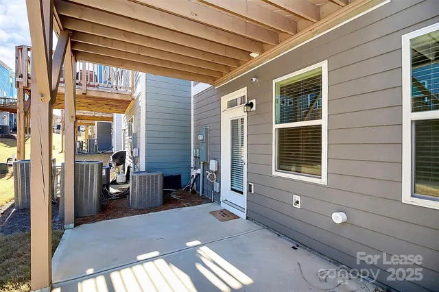 a balcony view with a outdoor space