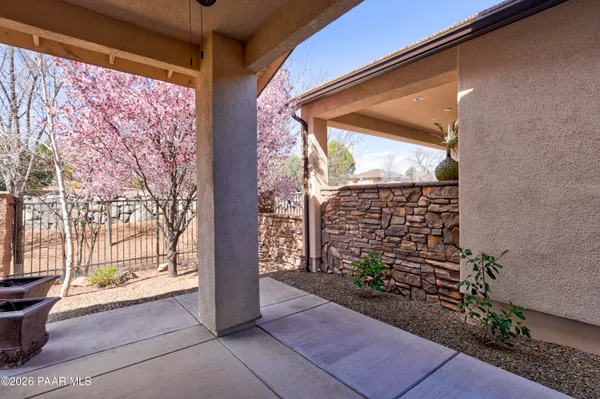 a view of front door of house with outdoor space