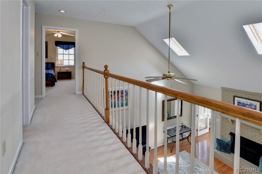 110 Westminster Place Williamsburg, VA 23188 - Photo 46 of 50 a view of a hallway with wooden floor and staircase