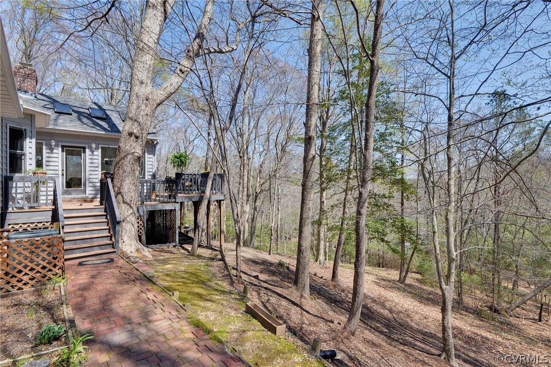 110 Westminster Place Williamsburg, VA 23188 - Photo 10 of 50 a view of a backyard with sitting area