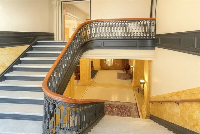 a front view of a building