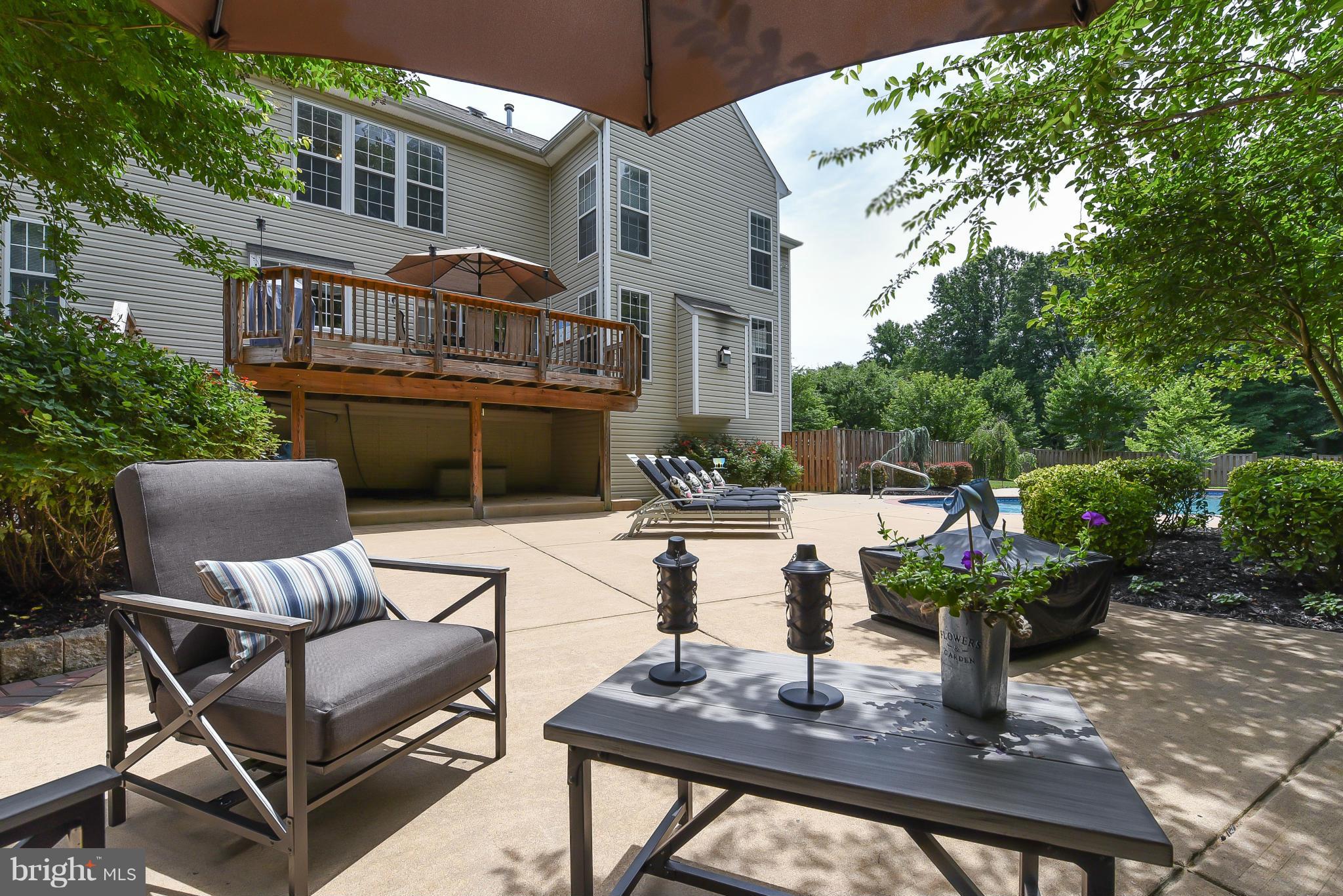 8109 Sinclair Mill Road Manassas, VA 20112 - Photo 26 of 29 Beautiful and Private Rear Exterior
