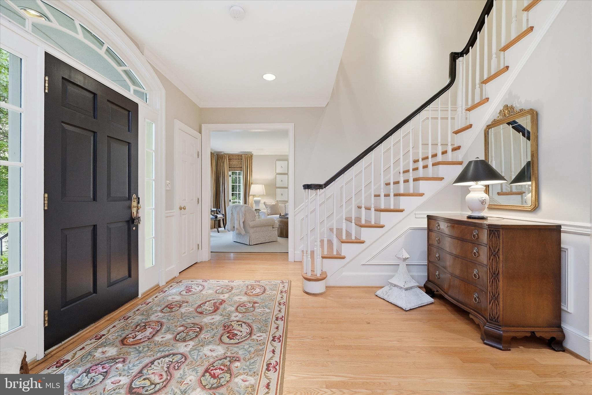 3824 Military Road Arlington, VA 22207 - Photo 5 of 54 a view of entryway and hall with wooden floor