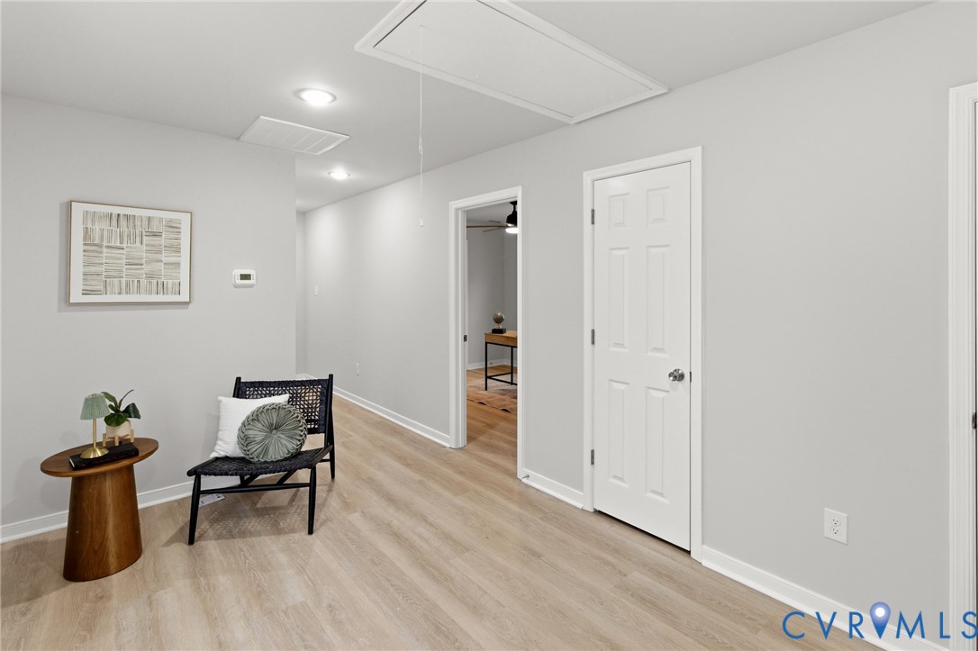1430 Decatur Street Richmond, VA 23224 - Photo 22 of 37 Light wood-finish flooring, recessed lighting, and