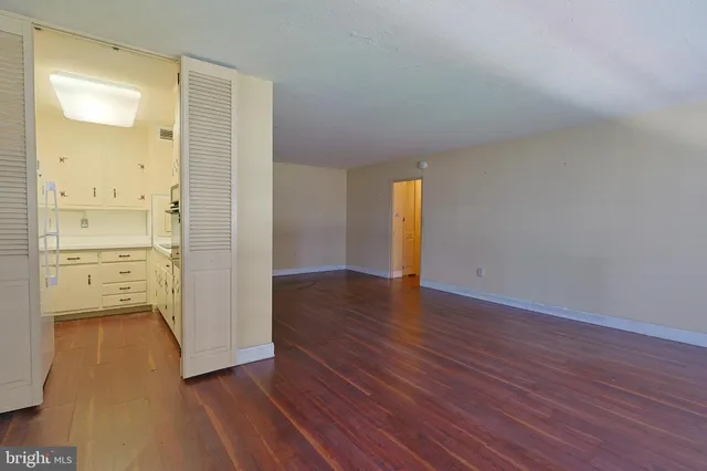 wooden floor in an empty room
