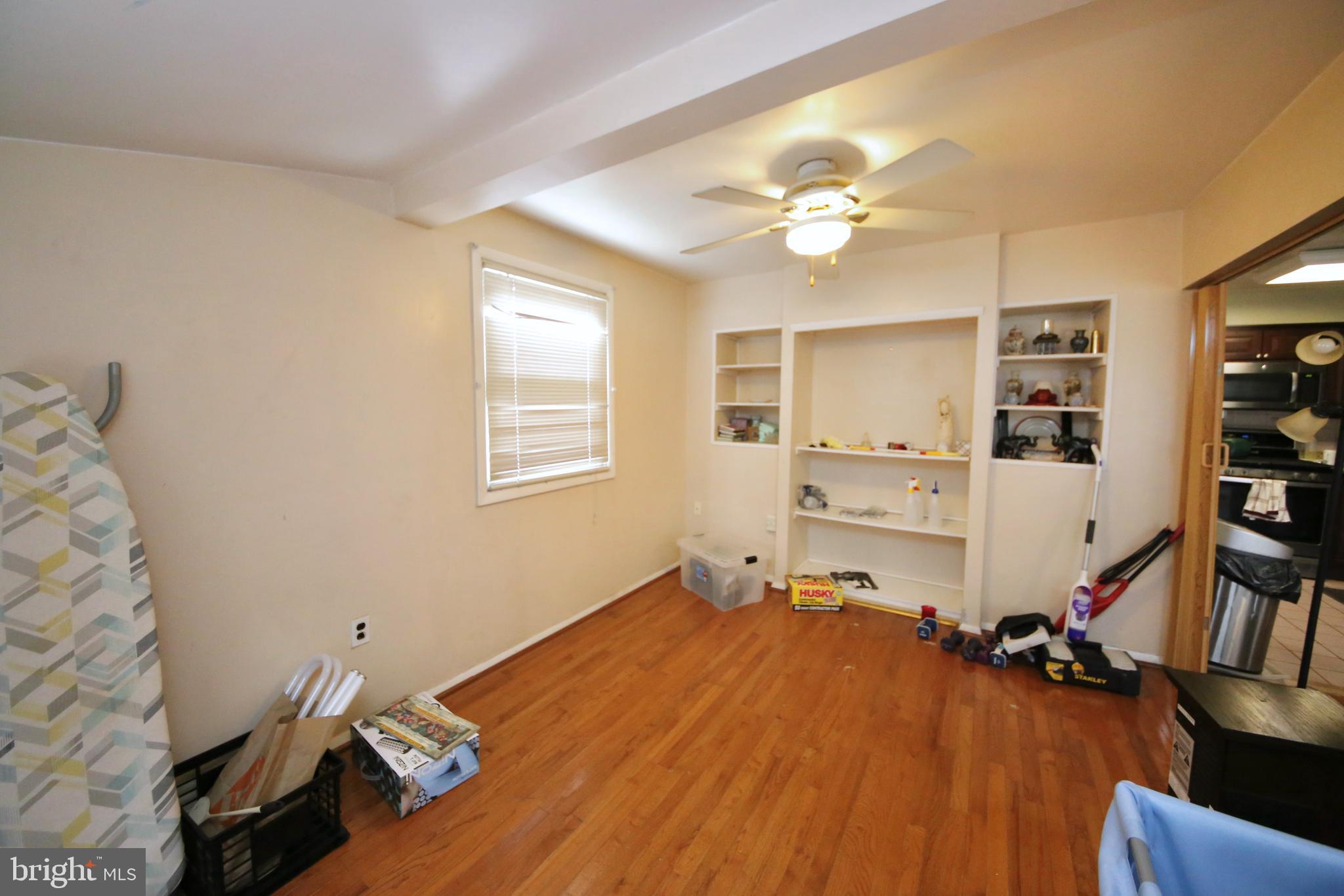 604 Tait Road Somerdale, NJ 08083 - Photo 9 of 24 Bonus room with built-ins and ceiling fan