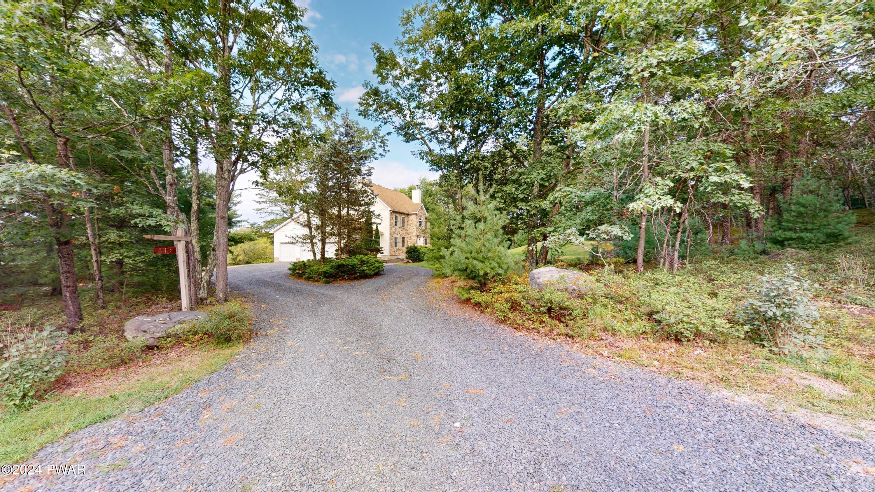 115 Mountain View Road Greeley, PA 18425 - Photo 49 of 68 Entrance to driveway