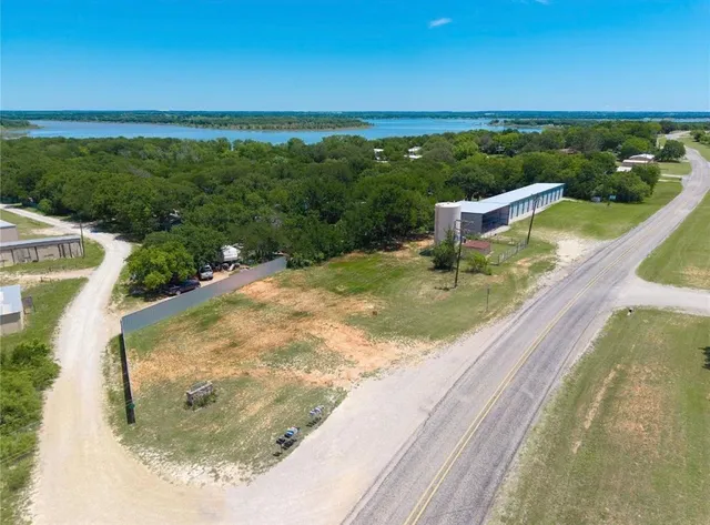 a view of a swimming pool with a balcony