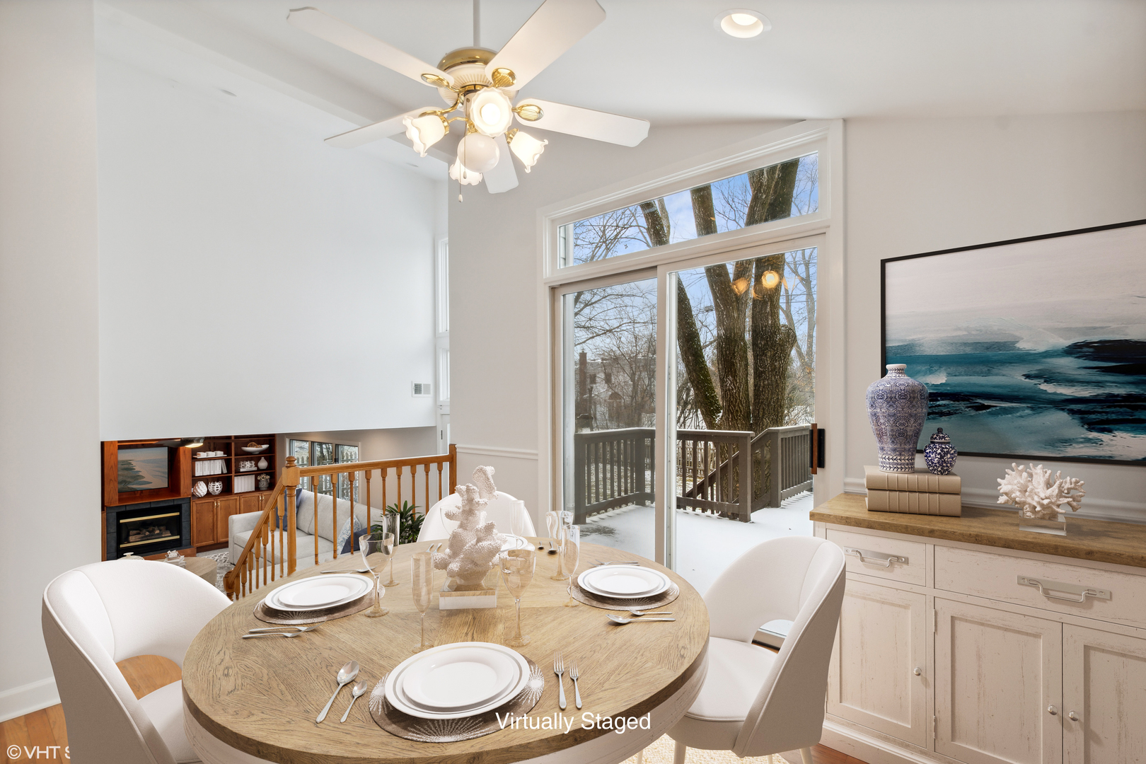 36 Forestway Drive Deerfield, IL 60015 - Photo 12 of 37 a dining room with furniture a rug and wooden floor