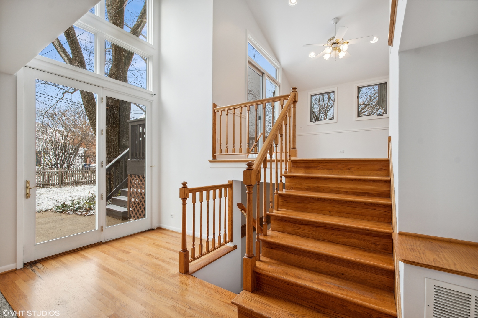 36 Forestway Drive Deerfield, IL 60015 - Photo 14 of 37 a view of entryway with stairs and wooden floor