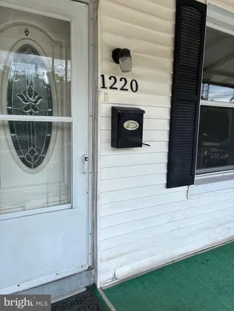 a view of a entryway door of the house