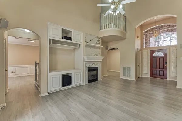a kitchen with a sink stainless steel appliances and cabinets