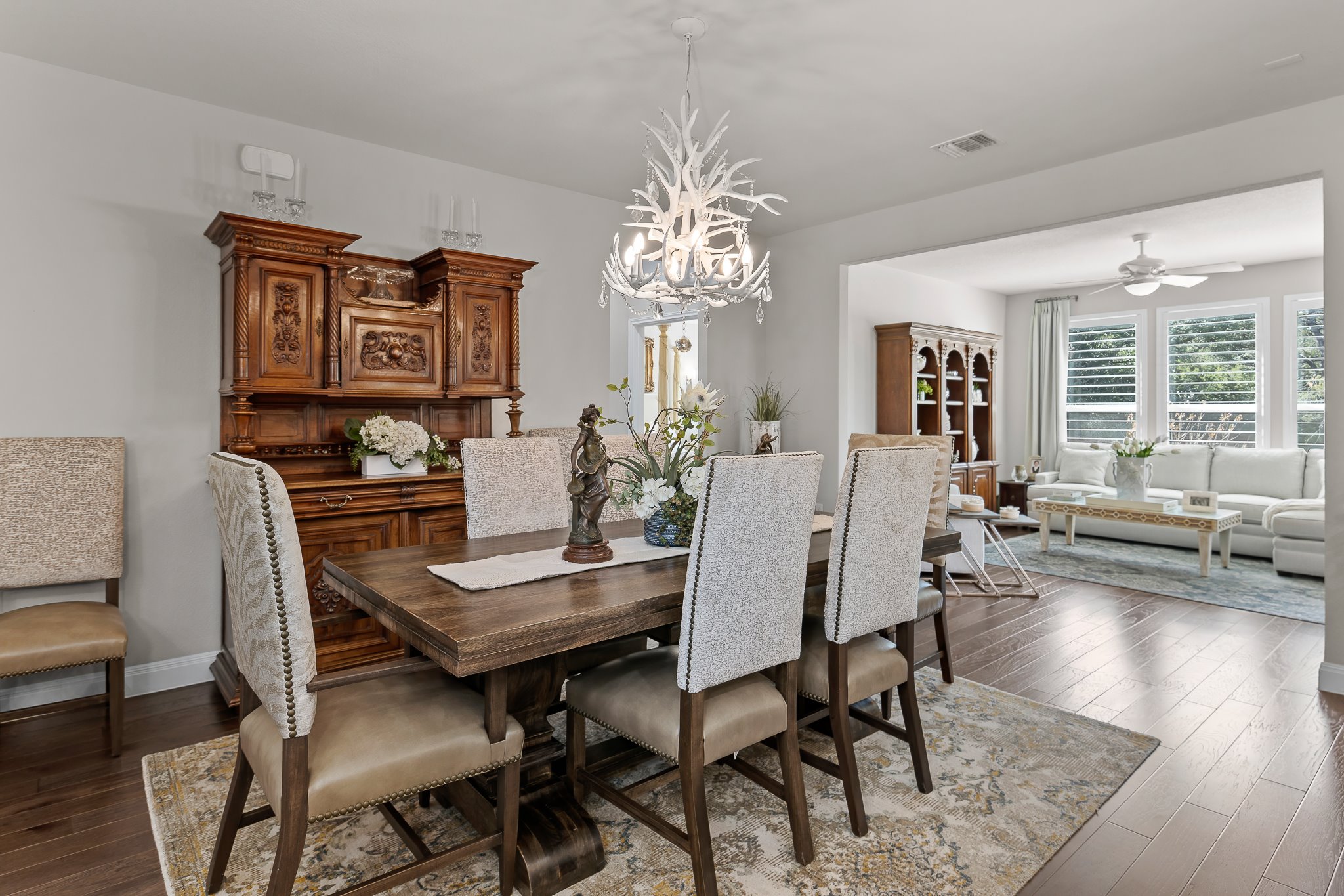 104 Marfa Cove Georgetown, TX 78633 - Photo 6 of 40 Dining room has plenty of space for all of your furniture